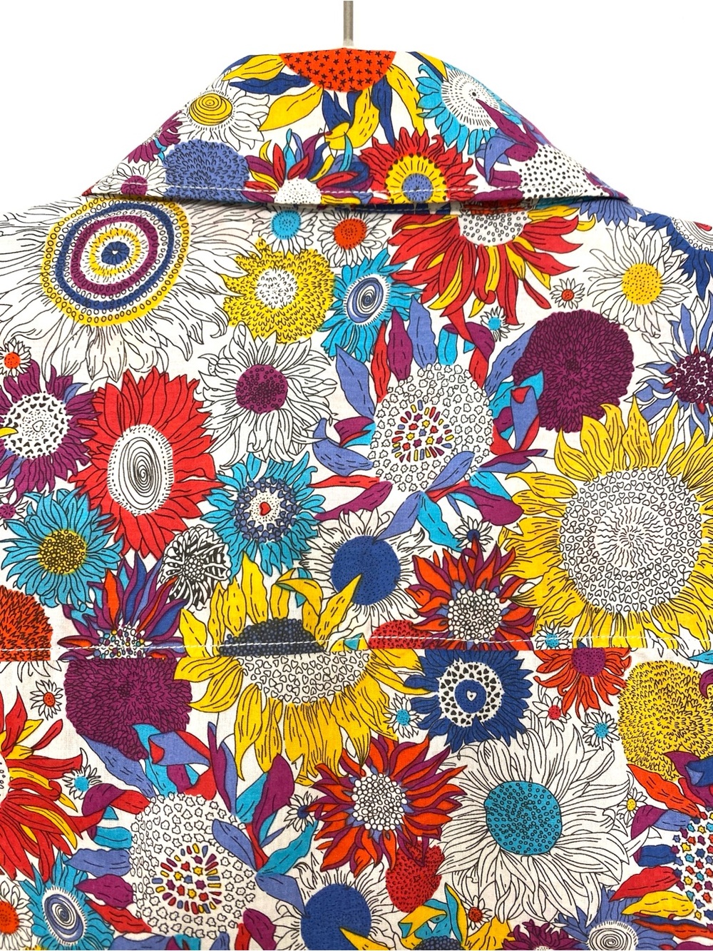 Liberty Art Fabrics Susanna Floral 100% Cotton Button Shirt Size L Wearable Art - Picture 4 of 16